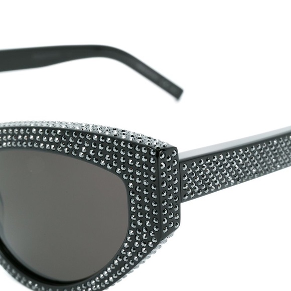 YSL CRYSTAL Cateye Sunglasses 💎 JUST SHARING 😊😍 - Picture 8 of 10
